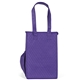 aerial view a grape therm - o snack insulated multi color bag 8 x 12 - screen print, image 1 of 2
