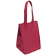 aerial view a red therm - o snack insulated multi color bag 8 x 12 - screen print, image 1 of 3