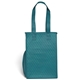 aerial view a teal therm - o snack insulated multi color bag 8 x 12 - screen print, image 1 of 2