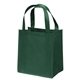 aerial view a tropical green non woven multi color little thunder tote bag 12 x 13 - screen print, image 1 of 2