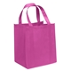 aerial view a brite pink big thunder tote - 15 x 13 - 4- color heat transfer, image 1 of 2