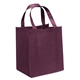 aerial view a burgundy big thunder tote - 15 x 13 - 4- color heat transfer, image 1 of 2