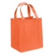 aerial view a orange big thunder tote - 15 x 13 - 4- color heat transfer, image 1 of 2