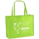 aerial view a lime non woven celebration george shopping tote bag, image 1 of 2