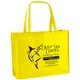 aerial view a yellow non woven celebration george shopping tote bag, image 1 of 2