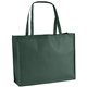aerial view a hunter green the george non - woven tote bag - 20 x 16 - 4- color heat transfer, image 1 of 2