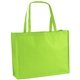 aerial view a lime the george non - woven tote bag - 20 x 16 - 4- color heat transfer, image 1 of 2