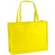 aerial view a yellow the george non - woven tote bag - 20 x 16 - 4- color heat transfer, image 1 of 2