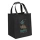 a black big thunder(r) tote bag w / reflective glossy sparkle