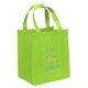 a lime big thunder(r) tote bag w / reflective glossy sparkle