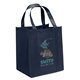 a navy blue big thunder(r) tote bag w / reflective glossy sparkle
