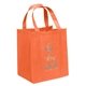 a orange big thunder(r) tote bag w / reflective glossy sparkle