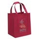 a red big thunder(r) tote bag w / reflective glossy sparkle
