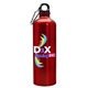 a red bottle & black lid the excursion - 25 oz digital aluminum sports bottle