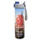 a gray with blue cap the chiller full color wrap - 16 oz insulated bottle with quick snap lid