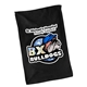 a black micro - fiber rally towel - colors - digital