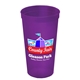 a translucent violet cups - on - the - go 24 oz stadium cup with digital imprint