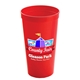 a red cups - on - the - go 24 oz stadium cup with digital imprint