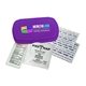 a violet digital compact first aid kit