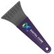 a smoke blade & violet handle 7 ice scraper with digital imprint