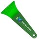 a transparent green blade & green handle 7 ice scraper with digital imprint
