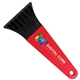 a black blade & red handle 7 ice scraper with digital imprint