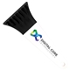 a black blade & white handle 7 ice scraper with digital imprint