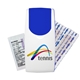 a blue & white flip - top first aid kit - digital