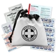 aerial view a white cinch tote first aid kit, image 1 of 2