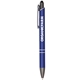 aerial view a blue gemini pure ballpoint pen, image 1 of 2