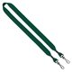aerial view a forest green 3/4 cotton double swivel hook lanyard, image 1 of 2
