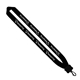 aerial view a black 1 cotton lanyard with plastic clamshell swivel snap hook, image 1 of 2