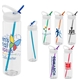 a group of water bottle with flip up spout - 32 oz