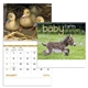 aerial view a group of baby farm animals - spiral calendar, image 2 of 7