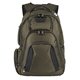 aerial view a olive green basecamp concourse laptop backpack, image 1 of 7
