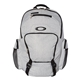 aerial view a heather gray oakley blade backpack, image 1 of 3