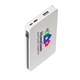 aerial view a white wireless power bank 5000, image 1 of 3