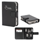 aerial view a black hub cable travel kit with multi - port connectivity, image 1 of 3
