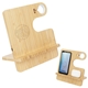 aerial view a bamboo bamboo wireless charging station, image 1 of 2