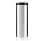 aerial view a silver 16 oz double wall stainless tumbler, image 1 of 6