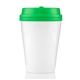 aerial view a green 10 oz im not a paper cup tumbler, image 1 of 3