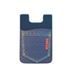 a denim blue rfid protective silicone i - wallet