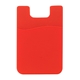 a red rfid protective silicone i - wallet