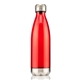 aerial view a red 25 oz bakbuk bottle, image 1 of 2