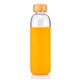 a orange 18 oz lucerne bottle