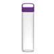 aerial view a purple 20 oz veranda with carry handle lid bottle, image 1 of 2
