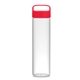aerial view a red 20 oz veranda with carry handle lid bottle, image 1 of 2