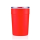 aerial view a red 12 oz milano tumbler, image 1 of 5