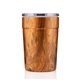 aerial view a woodgrain 12 oz milano tumbler, image 1 of 4