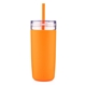 aerial view a orange 32 oz bermuda tumbler, image 1 of 5